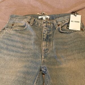 Re/Done “70s loose flare”Jeans size 26 “Tinted Blush” color